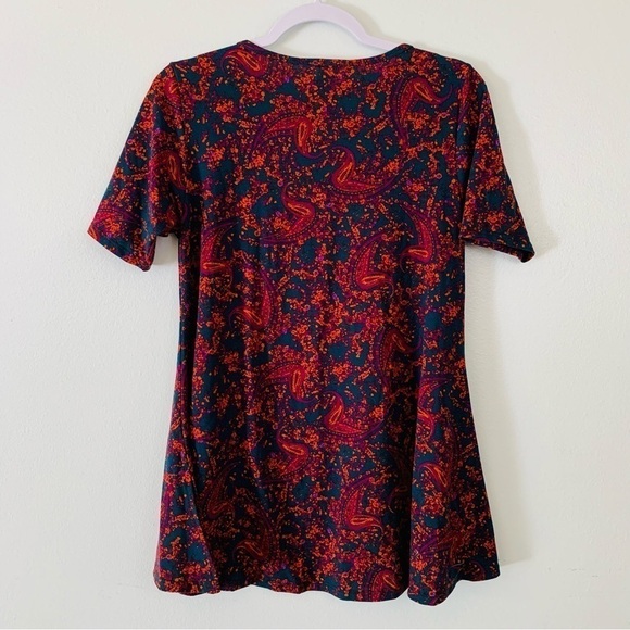 Lularoe Multi Color Paisley Floral Perfect T Size XS - Picture 4 of 6